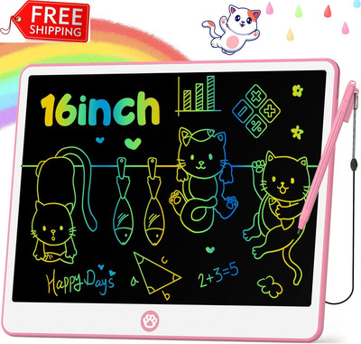 Hockvill LCD Writing Tablet for Kids 16 Inch, Toys for Girls Boys Drawing Pad fo