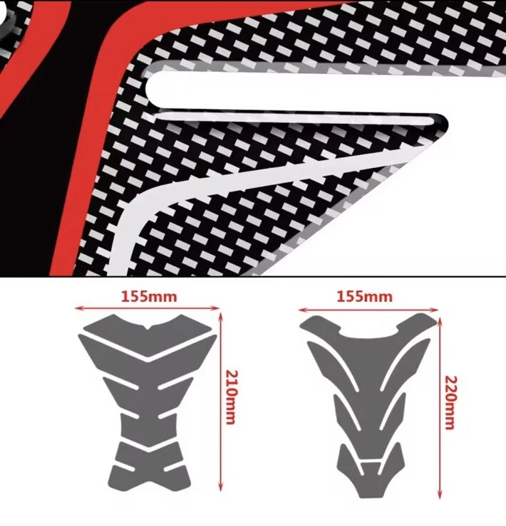 Protetor de gel 3D almofada tanque motocicleta Honda VFR 750 800 1200 1200 X Tourer - Imagem 2 de 2