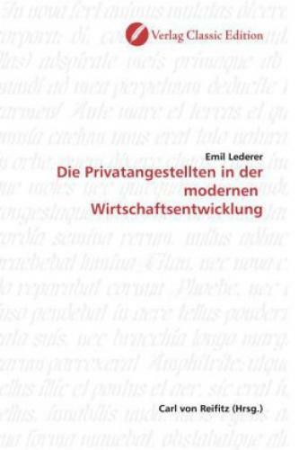 Die Privatangestellten In Der Modernen Wirtschaftsentwicklung 7611