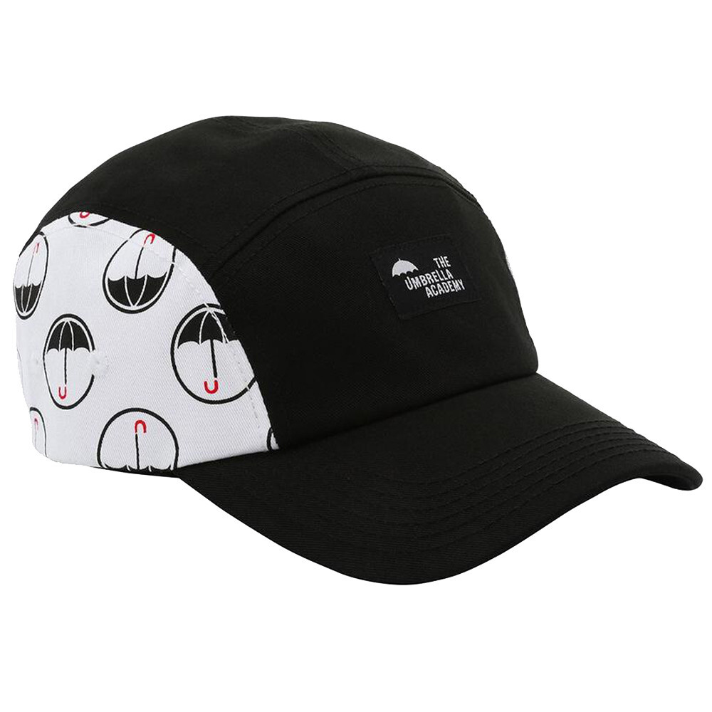 NWT Bioworld Netflix The Umbrella Academy 5-Panel Strapback Cap Camper Hat  Black