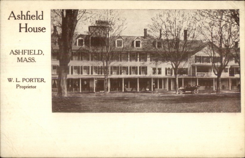 The Ashfield House Ashfield MA c1910 Postcard eBay