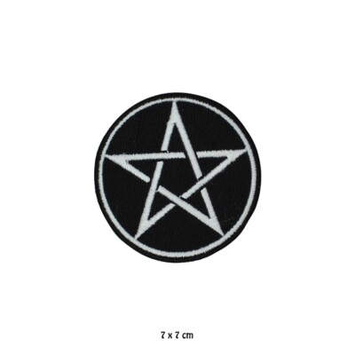 Pentakel Wikinger Stern Aufnäher bestickt Aufnäher Bügelbild/Aufnähen Patch für Kleidung