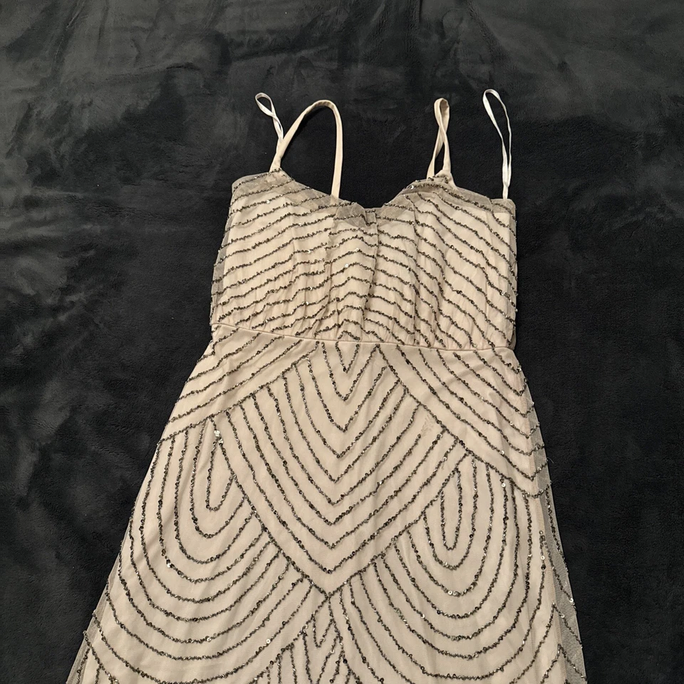 ADRIANNA PAPELL  Cocktail Women Dress Sz 8 Rose  - Image 4 of 4