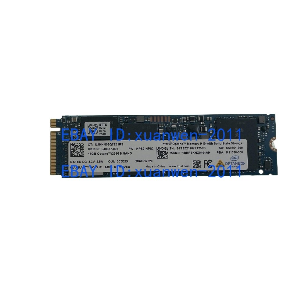 HP L48337-002 Intel Memory Optane H10 16GB 256GB 2280 Solid State  Storage