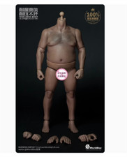 Worldbox Male Durable Fat Body Doll Model Action Figure AT018 1/6 Scale For 12"