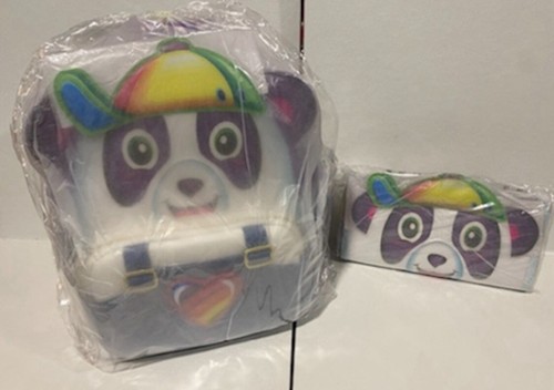 Loungefly Lisa Frank Panda Painter Exclusive Mini Backpack & Wallet Set NWT - Picture 15 of 15