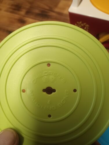 Vintage Fisher Price Record Player Music Box w/2 Records Tested/Works - Picture 14 of 15