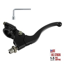 7/8" Universal Left Clutch Lever Compatible with 50cc 70cc 90cc 110cc Black