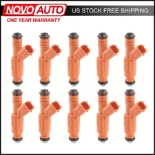 10* EV6 Fuel Injectors 4 hole 0280155917 For Ford F250 F350 F450 F550 6.8L V10