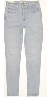 Levi's 721  Damen Blau Skinny Slim Stretch Jeans W28 L30 (100650)