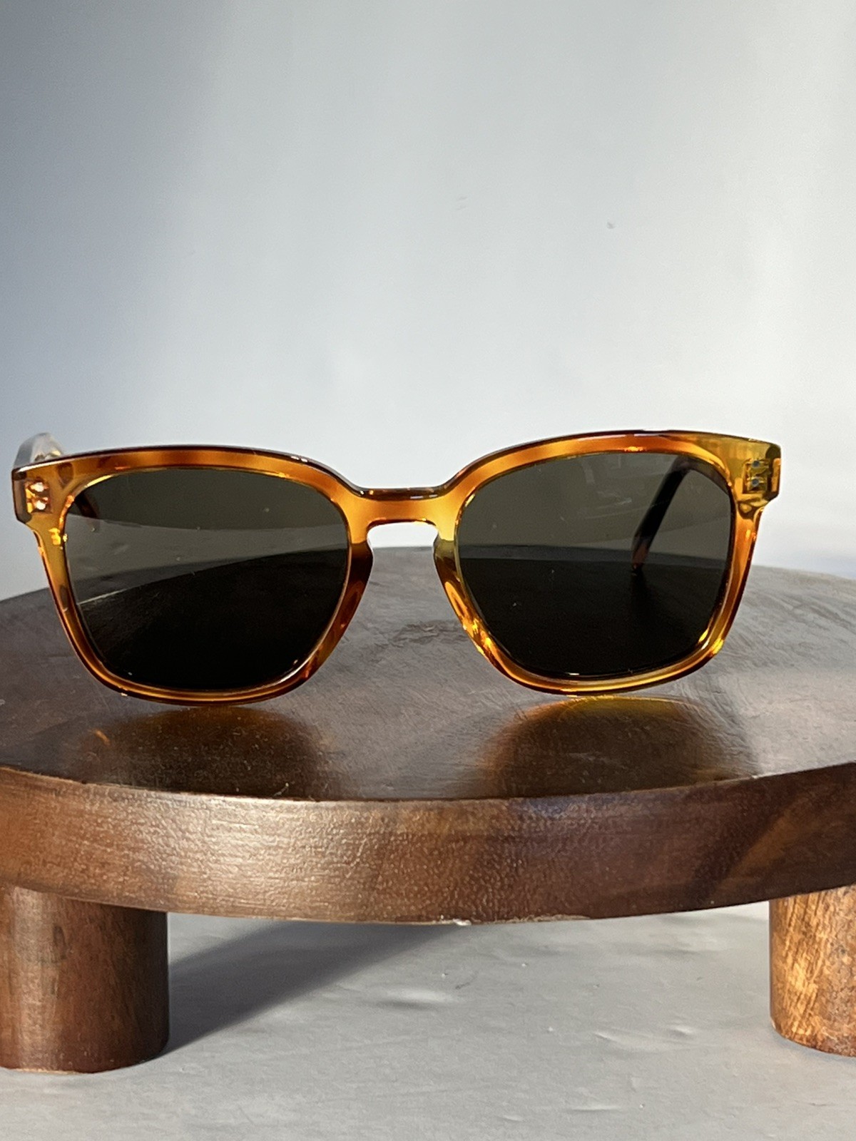 Celine Brown Tortoise shell square frame cl401521… - image 7