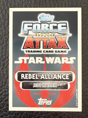 Star Wars Topps Force Attax Rarer Hologram Trading Card Yoda Jedi Master A1 🔥 - Picture 2 of 2