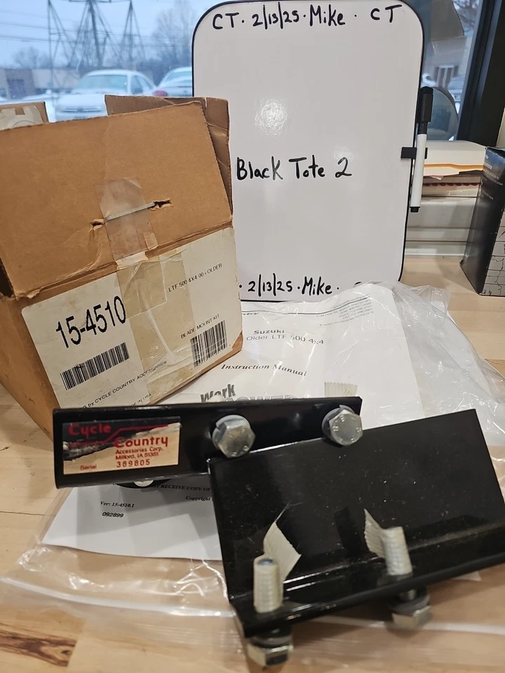 KIT DE HERRAJES DE HOJA DE ATV CICLO COUNTRY SUZUKI 1999 y anterior LTF 500 4x4 B418 Foto 2 de 4