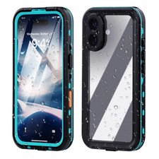 IP68 Clear Waterproof Case for iPhone 17 16 15 14 13 12 11 Pro Max mini XR XS X