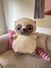 RARE COLLECTORS ITEM- Giant Yoohoo and Friends Lemur Plush 75 cm original Aurora