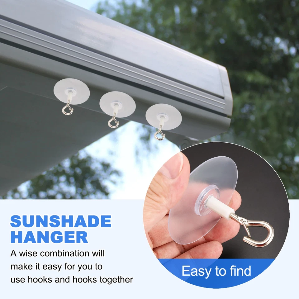 Stick Ceiling Hooks Heavy Duty Self-Adhesive Water Hooks for6940 - Image 4 of 4