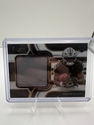 2025 Panini Select - Jumbo Rookie Swatches Ashton Jeanty #JRSW-AJY White Raiders
