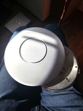 Ubiquiti UniFi U6-LR Wireless Access Point, with mounting plate