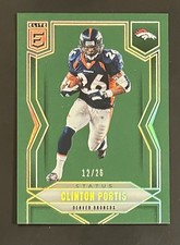 2025 Panini Donruss Elite Status Green 12/26 Clinton Portis #91 Denver Broncos