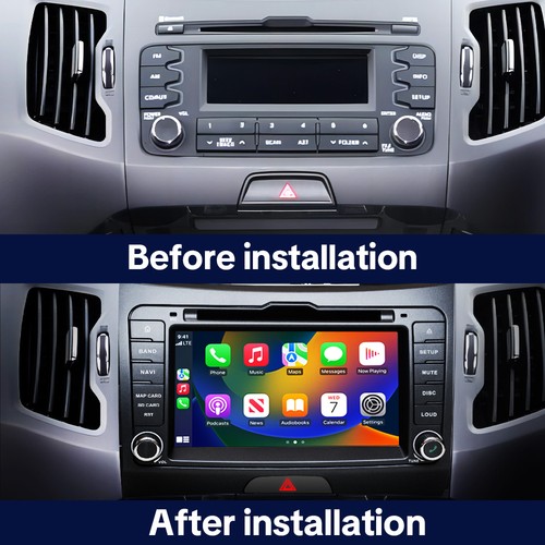 For 2010-2016 Kia Sportage Car Stereo Radio 7'' Carplay 64G Android GPS NAVI BT - Picture 6 of 16