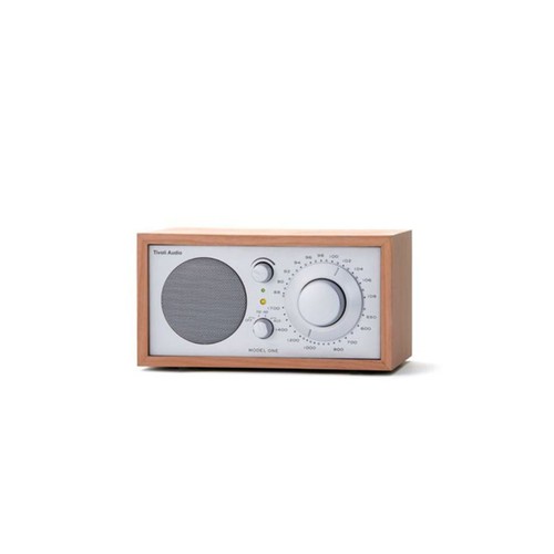 Tivoli Audio Un altavoz digital AM/FM/AUX en madera, Rojo - Zdjęcie 4 z 4