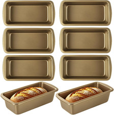8 Pack Small Loaf Pans Nonstick 7.7X3.7 Banana Bread Pans for Homemade Bread Loa