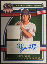 2023 USA Baseball Stars & Stripes Aaron Garcia Jersey Relic Auto ADPS-AA