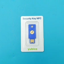 FIDO Security Key NFC and USB - Two Factor Authentication, Fits USB-A Ports and