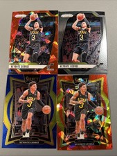 Keyonte George 2024-25 Panini Prizm Red Ice + Base + Select Red Ice + Base Jazz