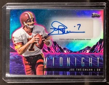 Joe Theismann 2024 Topps Midnight #HZS-JT Horizon Signatures Auto