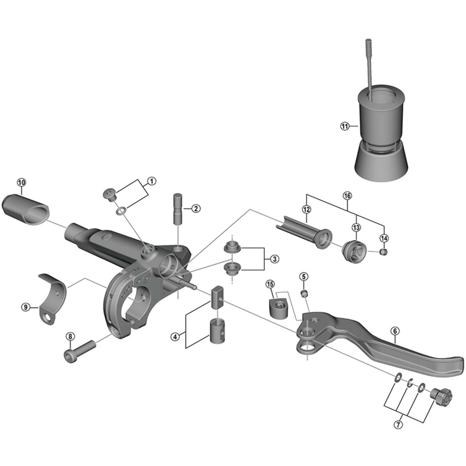 Shimano Spares BL-T785 lever axle