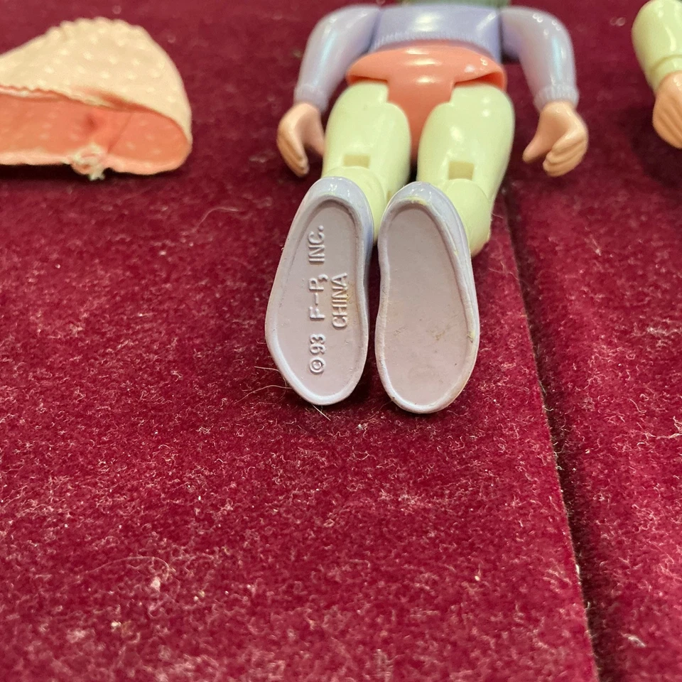 Fisher Price Loving Family  Grandparents Dolls 1993 1994 Vintage Toy Set - Image 3 of 4