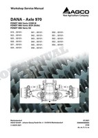 Dana Axle 970 FüR Fendt 950 951 952 Vario COM 3 SCR St3B S4 Werkstatthandbuch