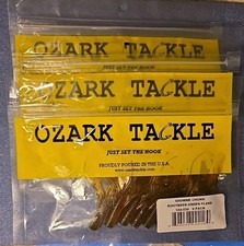 3 packs OZARK TACKLE SHOWME CHUNK Finesse & Shaky Head Jig Trailers 104-030