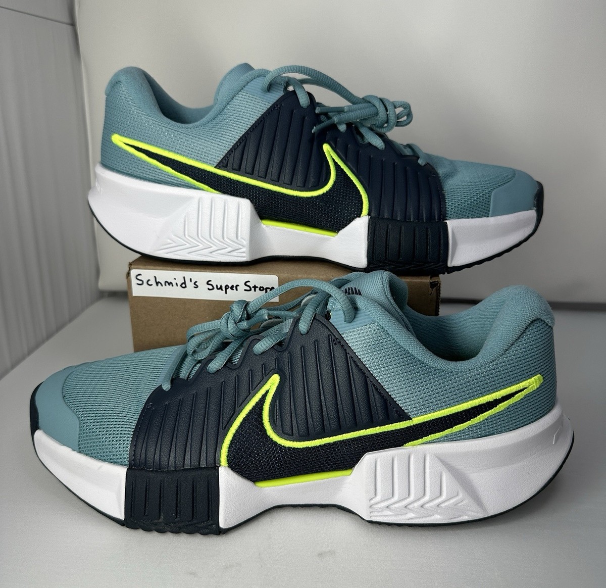 Nike Zoom GP Challenge Pro Tennis Shoes Turquoise Navy FJ7767-401