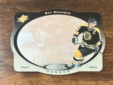 1996-97 Upper Deck SPx Holoview Heroes Ray Bourque #HH1 Boston Bruins HOF