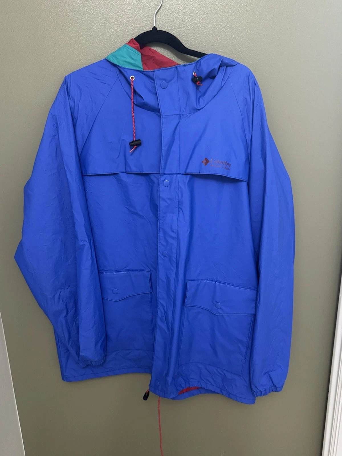 Vintage Columbia Rain Coat size XL