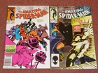 AMAZING SPIDER-MAN lot:  10 issues between #s 253 - 406  (Marvel, 1984-1995)