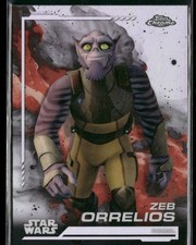 Star Wars Topps Chrome 2024 Card - Silver Refractor - Zeb Orrelios 126