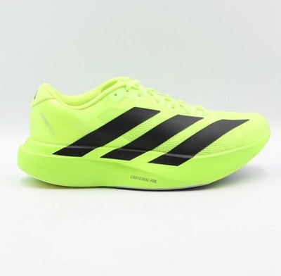 Adidas Adizero Evo SL Mens Running Shoes Lucid Lemon Black Lightweight JR3416