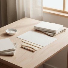4 Pieces Bookbinding Tool Set Natural Color Book Spine Repair Kit for