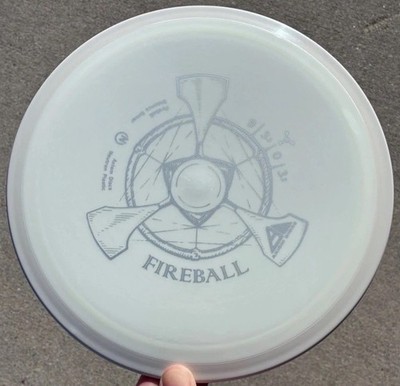 MVP Axiom Neutron Fireball - Rare WHITE-on-WHITE Natural Beauty Disc Golf Driver