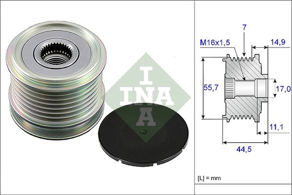 Generatorfreilauf Schaeffler INA 535 0042 10 FüR Mercedes W211 W203 CLK Klasse-image