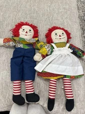 Vintage Raggedy Ann & Andy Dolls
