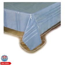 Clear Plastic Tablecloth Protector, Table Cloth Vinyl 60" x 108