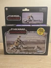 Star Wars Vintage Collection Mandalorian Speeder Bike With Scout Trooper & Grogu