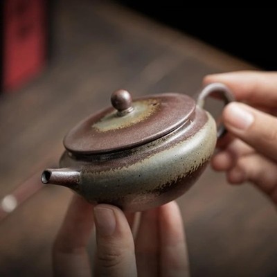 The Tri-Ems / Tea Pot レアなファンク！！ Teapot Retro Ceramic 100ML 3.3oz Brewing Tea Pot Kung Fu Tea Set