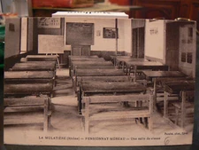 cpa 69 la mulatiere pensionnat moreau salle de classe