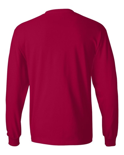 Hanes Mens Long Sleeve Cotton Beefy-T T-Shirt 5186 S-3XL NEW - Picture 23 of 38