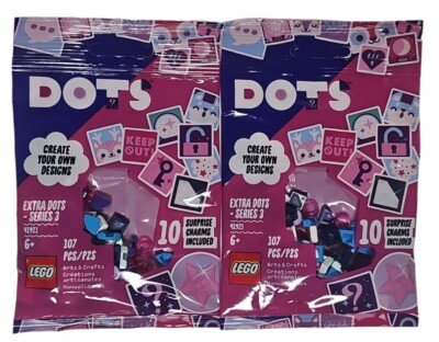 Lego Dots Extra Dots Series 3 - 107pc Pack NEW 41921 Lot of 2 Packs New